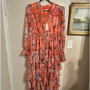 BNWT- beautiful long, long sleeved dress